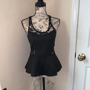 ANNABELLE Black Dressy top